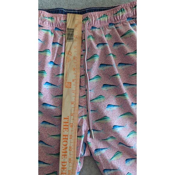 Peter Millar Mens Swim Trunks Medium Seaside Collection Shorts Fish Lined - Picture 6 of 9